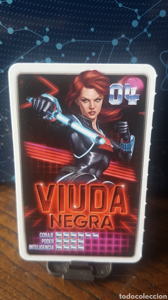 Coleccionismo cromos antiguos: #04 VIUDA NEGRA CARREFOUR MARVEL &iexcl;DESCUBRE TU PODER! - Foto 1