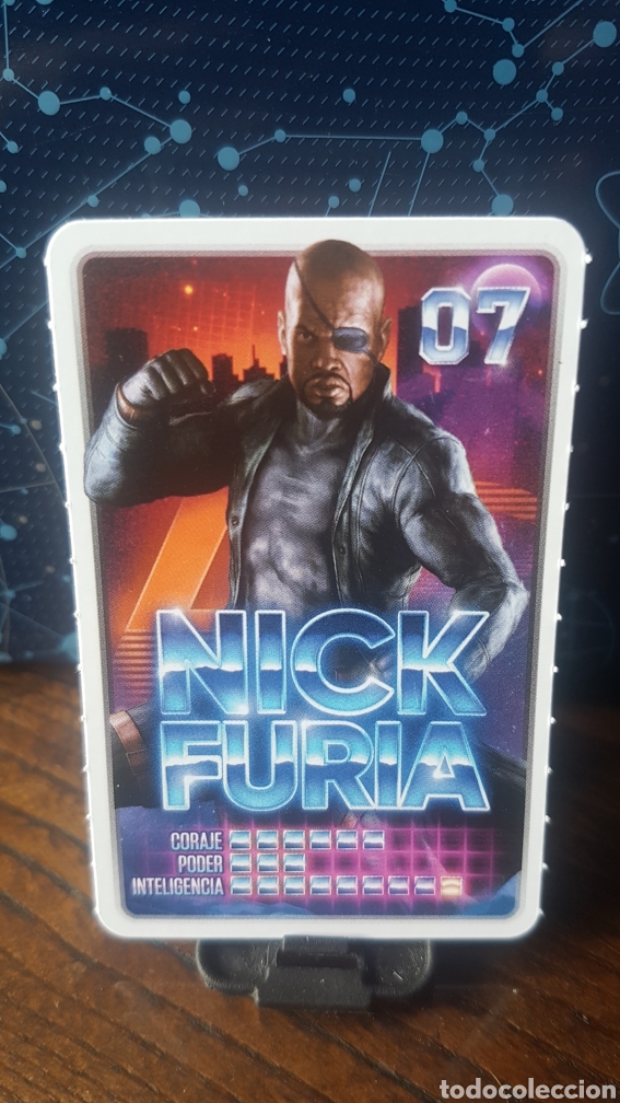 Coleccionismo cromos antiguos: #07 NICK FURIA CARREFOUR MARVEL &iexcl;DESCUBRE TU PODER! - Foto 1