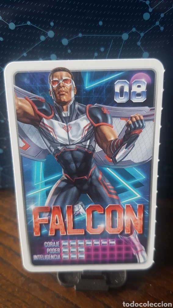 Coleccionismo cromos antiguos: #08 FALCON CARREFOUR MARVEL &iexcl;DESCUBRE TU PODER! - Foto 1