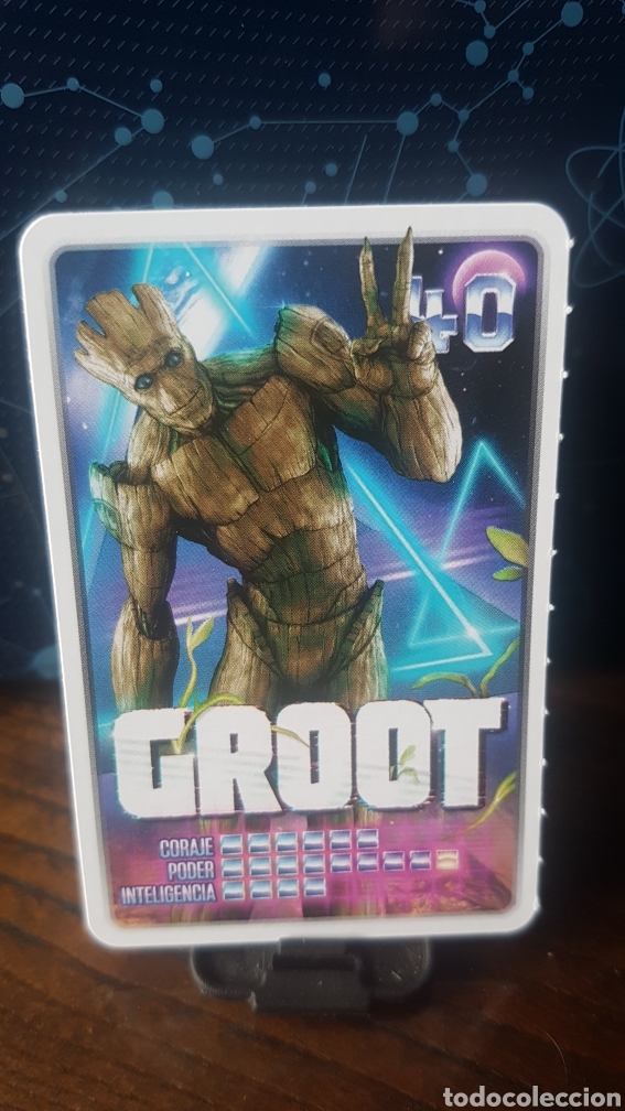 Coleccionismo cromos antiguos: #40 GROOT CARREFOUR MARVEL &iexcl;DESCUBRE TU PODER! - Foto 1