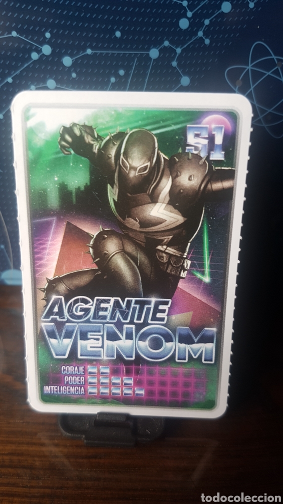 Coleccionismo cromos antiguos: #51 AGENTE VENOM CARREFOUR MARVEL &iexcl;DESCUBRE TU PODER! - Foto 1