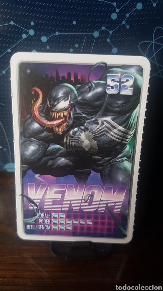 Coleccionismo cromos antiguos: #52 VENOM CARREFOUR MARVEL &iexcl;DESCUBRE TU PODER! - Foto 1