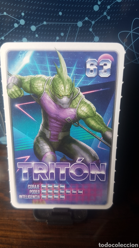 Coleccionismo cromos antiguos: #63 TRITON CARREFOUR MARVEL &iexcl;DESCUBRE TU PODER! - Foto 1