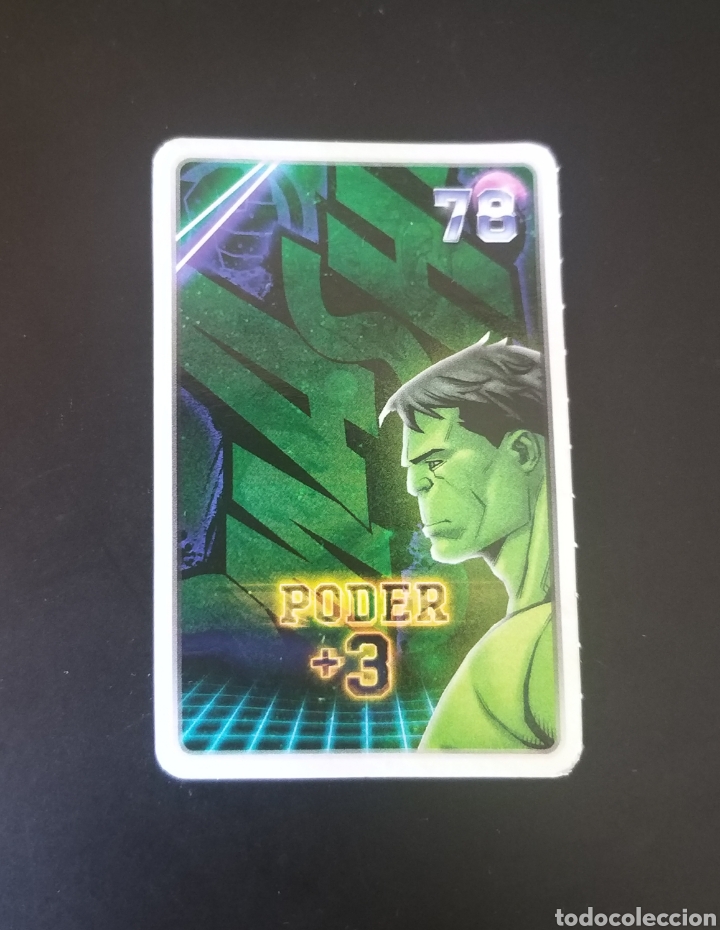Coleccionismo cromos antiguos: MARVEL CARREFOUR 78 HULK. DESCUBRE TU PODER. PODER + 3. - Foto 1