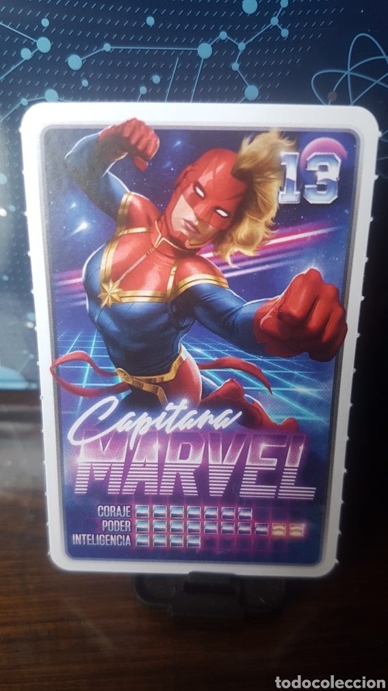 Coleccionismo cromos antiguos: #13 CAPITANA MARVEL CARREFOUR MARVEL &iexcl;DESCUBRE TU PODER! - Foto 1
