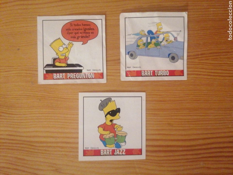 Coleccionismo cromos antiguos: 3 cromos Los Simpson. N&ordm; 1, 14 y 24. - Foto 1