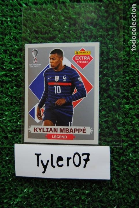 Figurinha Extra Copa 2022 Kylian Mbappé Silver