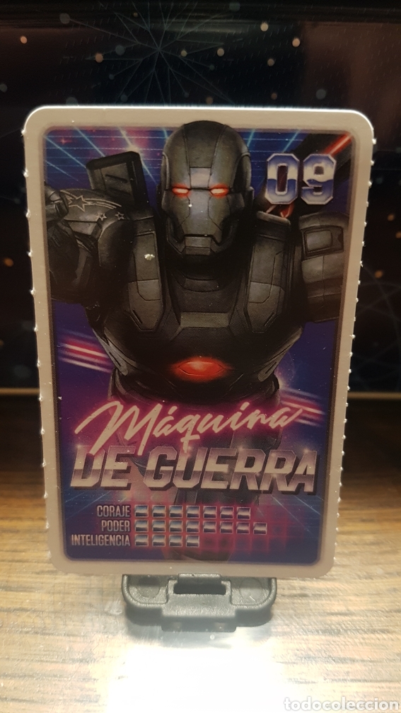 Coleccionismo cromos antiguos: #09 MAQUINA DE GUERRA CARREFOUR MARVEL &iexcl;DESCUBRE TU PODER! - Foto 1