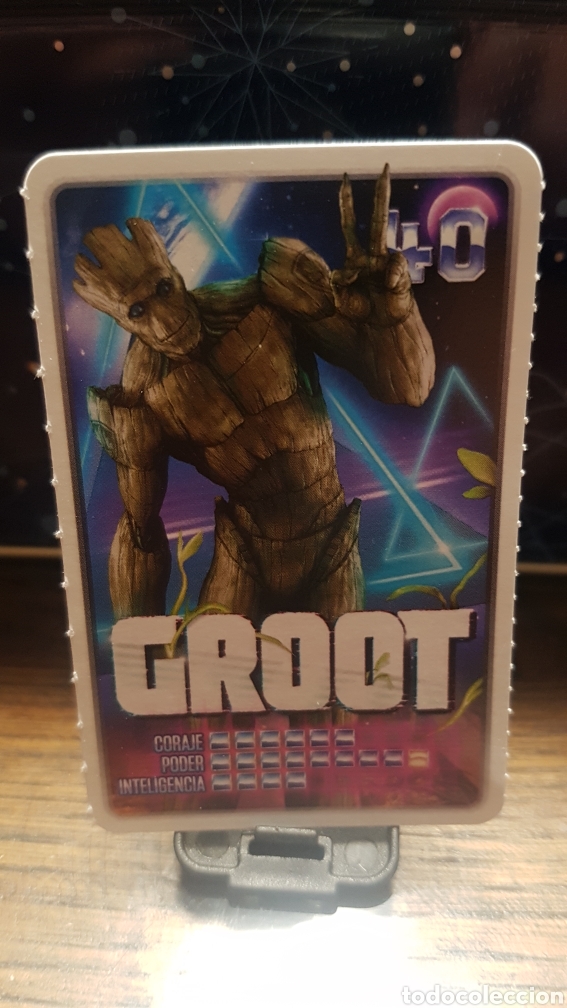 Coleccionismo cromos antiguos: #40 GROOT CARREFOUR MARVEL &iexcl;DESCUBRE TU PODER! - Foto 1