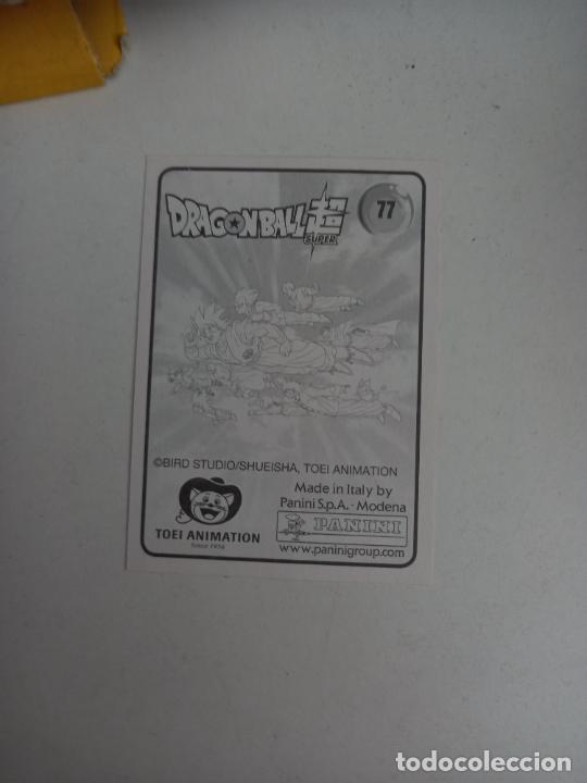 Coleccionismo cromos antiguos: dragon ball super 2 panini n 77 - Foto 2