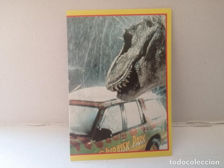 Coleccionismo cromos antiguos: antiguo cromo jurassic park parque jurasico ediciones este 1992 nuevo numero 132