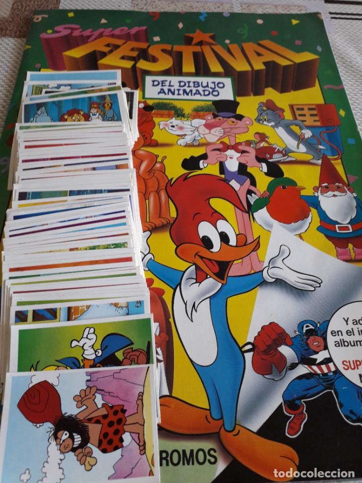 Coleccionismo cromos antiguos: CROMOS SUPER FESTIVAL DEL DIBUJO ANIMADO 38 CROMOS DEL ALBUM PRINCIPAL SUELTOS A 1 EURO