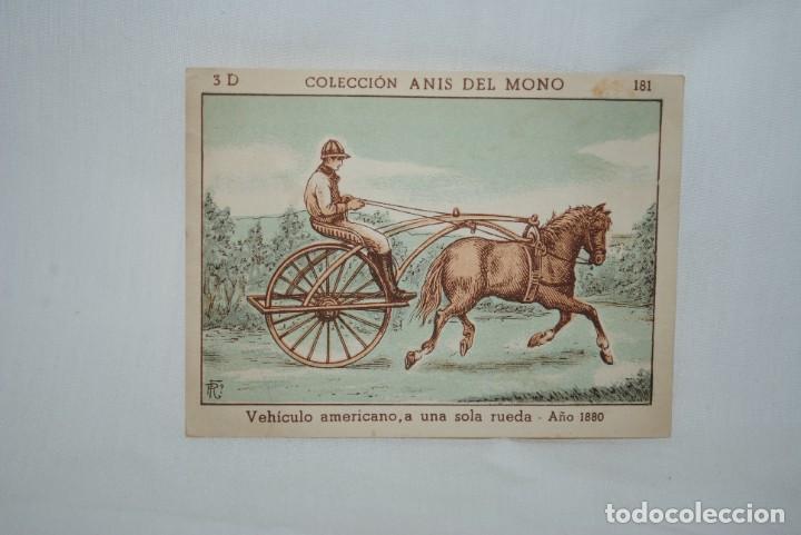 Coleccionismo Cromos antiguos: COLECCION ANIS DEL MONO , LA LOCOMICION TERRESTRE , N&ordm; 181