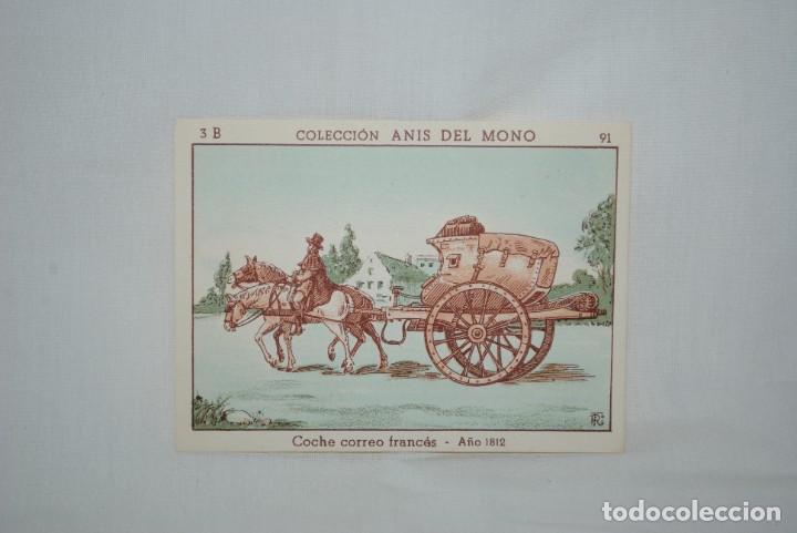 Coleccionismo Cromos antiguos: COLECCION ANIS DEL MONO , LA LOCOMOCION TERRESTRE , N&ordm; 91 .