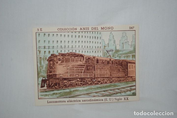 Coleccionismo Cromos antiguos: COLECCION ANIS DEL MONO, LA LOCOMOCION TERRESTRE , N&ordm; 247 .