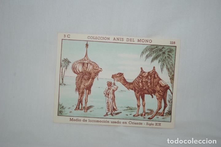 Coleccionismo Cromos antiguos: COLECCION ANIS DEL MONO , LA LOCOMOCION TERRESTRE , N1 128 .