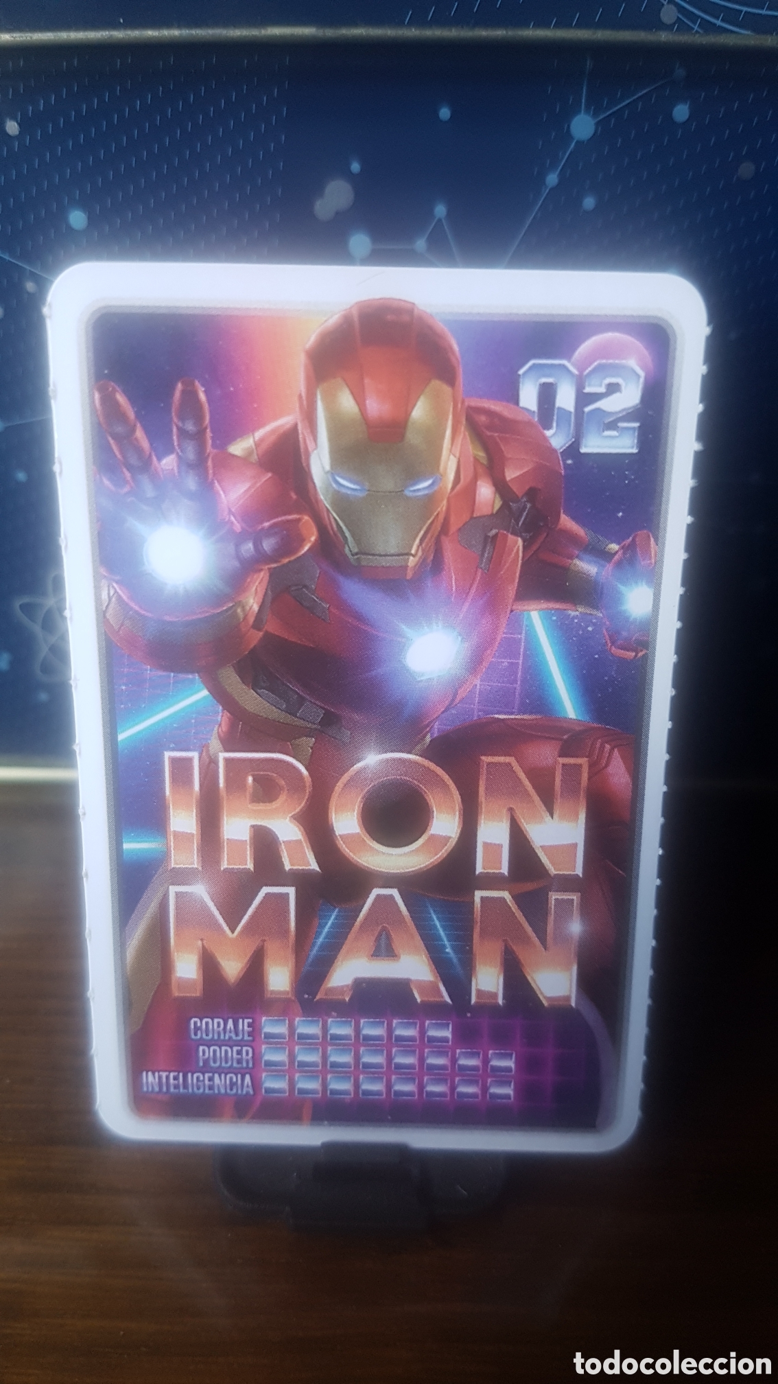 Coleccionismo cromos antiguos: #02 IRON MAN CARREFOUR MARVEL &iexcl;DESCUBRE TU PODER! - Foto 1