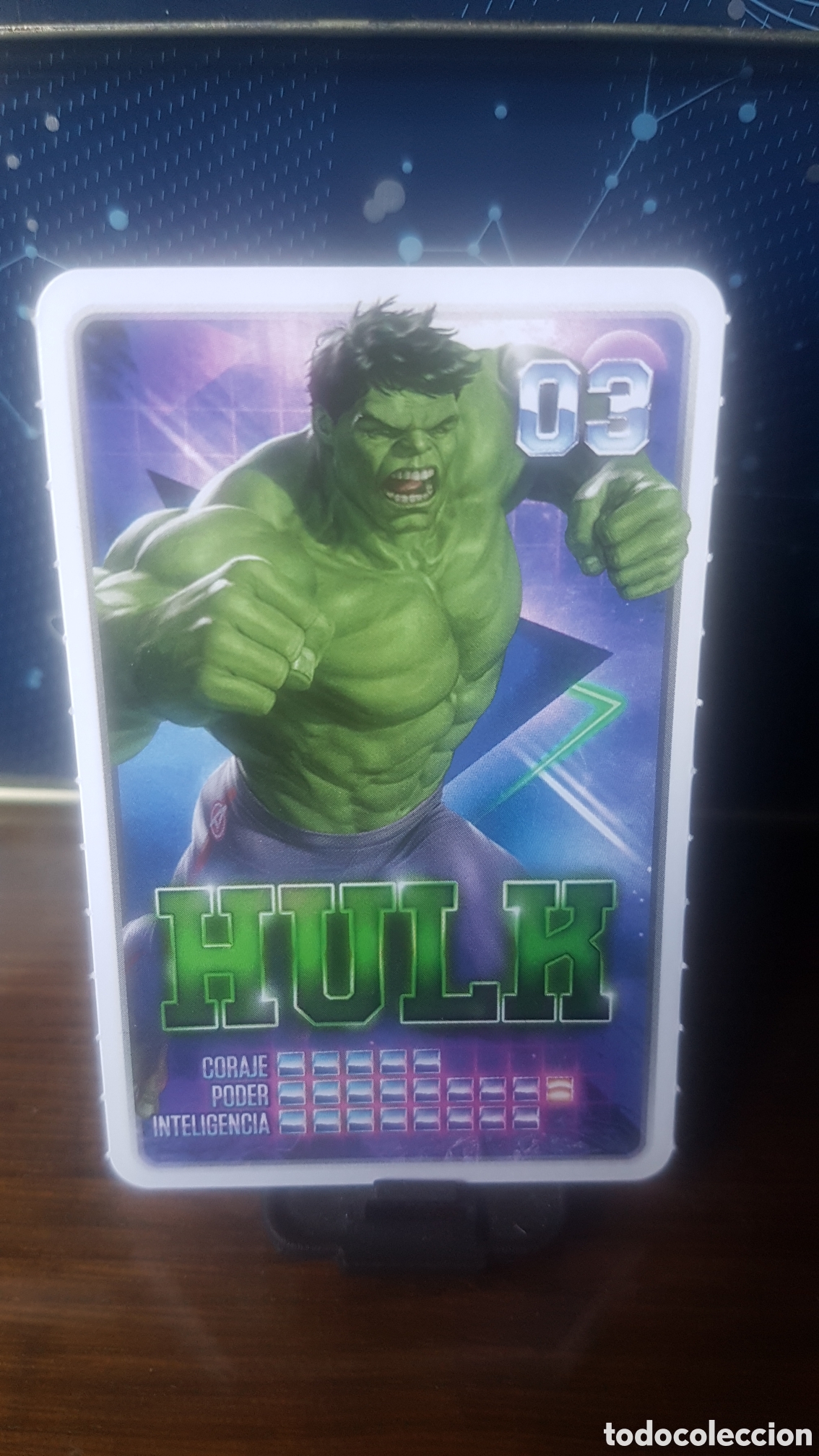 Coleccionismo cromos antiguos: #03 HULK CARREFOUR MARVEL &iexcl;DESCUBRE TU PODER! - Foto 1