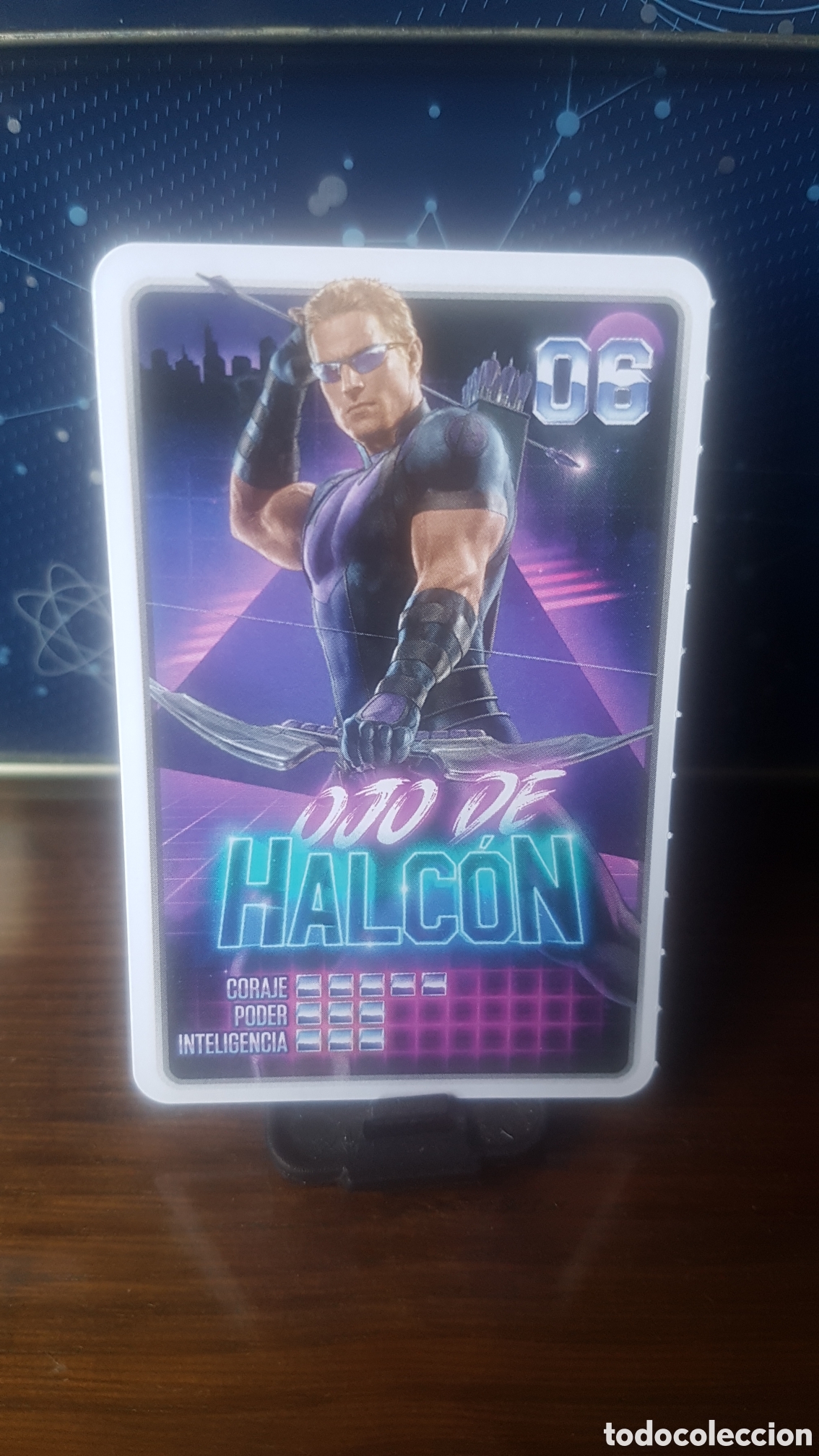 Coleccionismo cromos antiguos: #06 OJO DE HALCON CARREFOUR MARVEL &iexcl;DESCUBRE TU PODER! - Foto 1