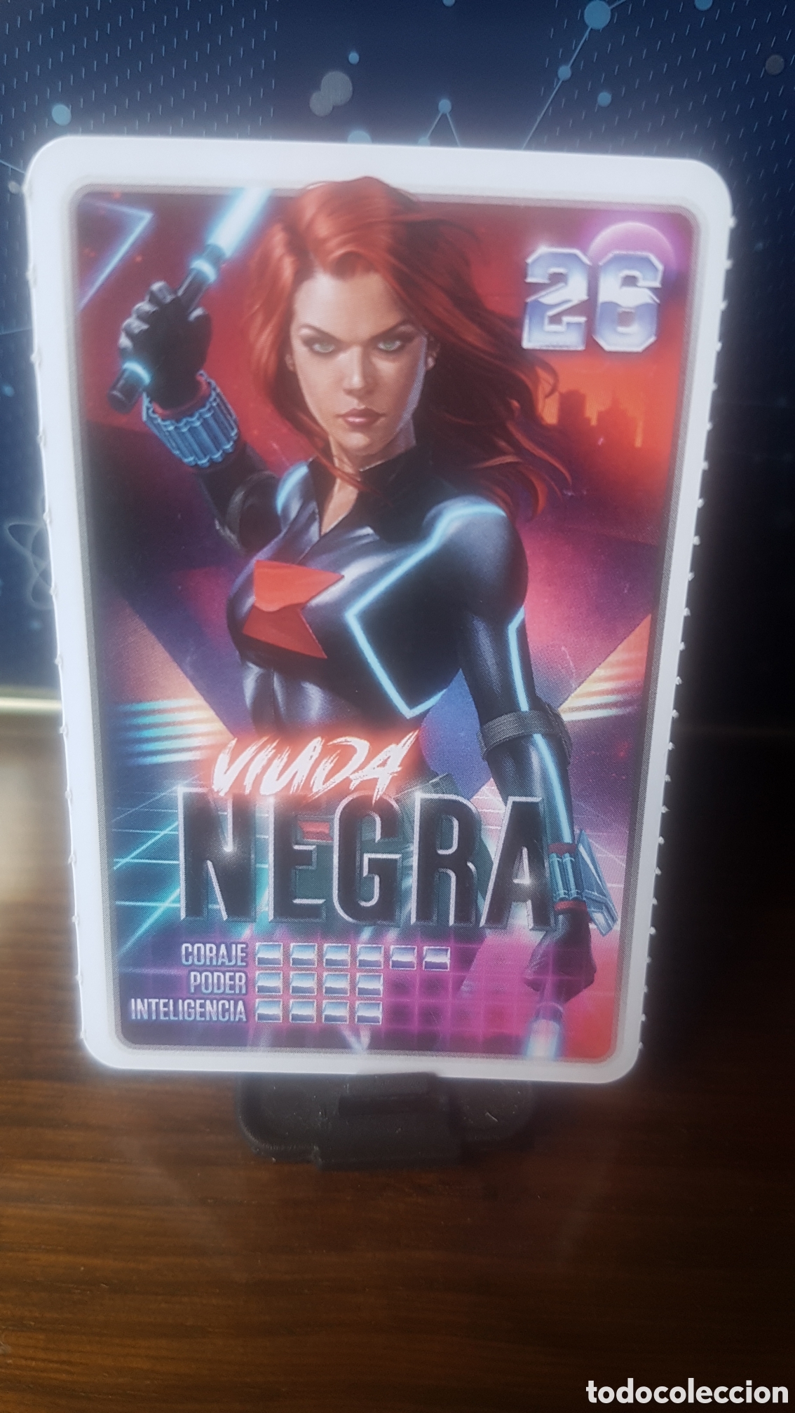 Coleccionismo cromos antiguos: #26 VIUDA NEGRA CARREFOUR MARVEL &iexcl;DESCUBRE TU PODER! - Foto 1