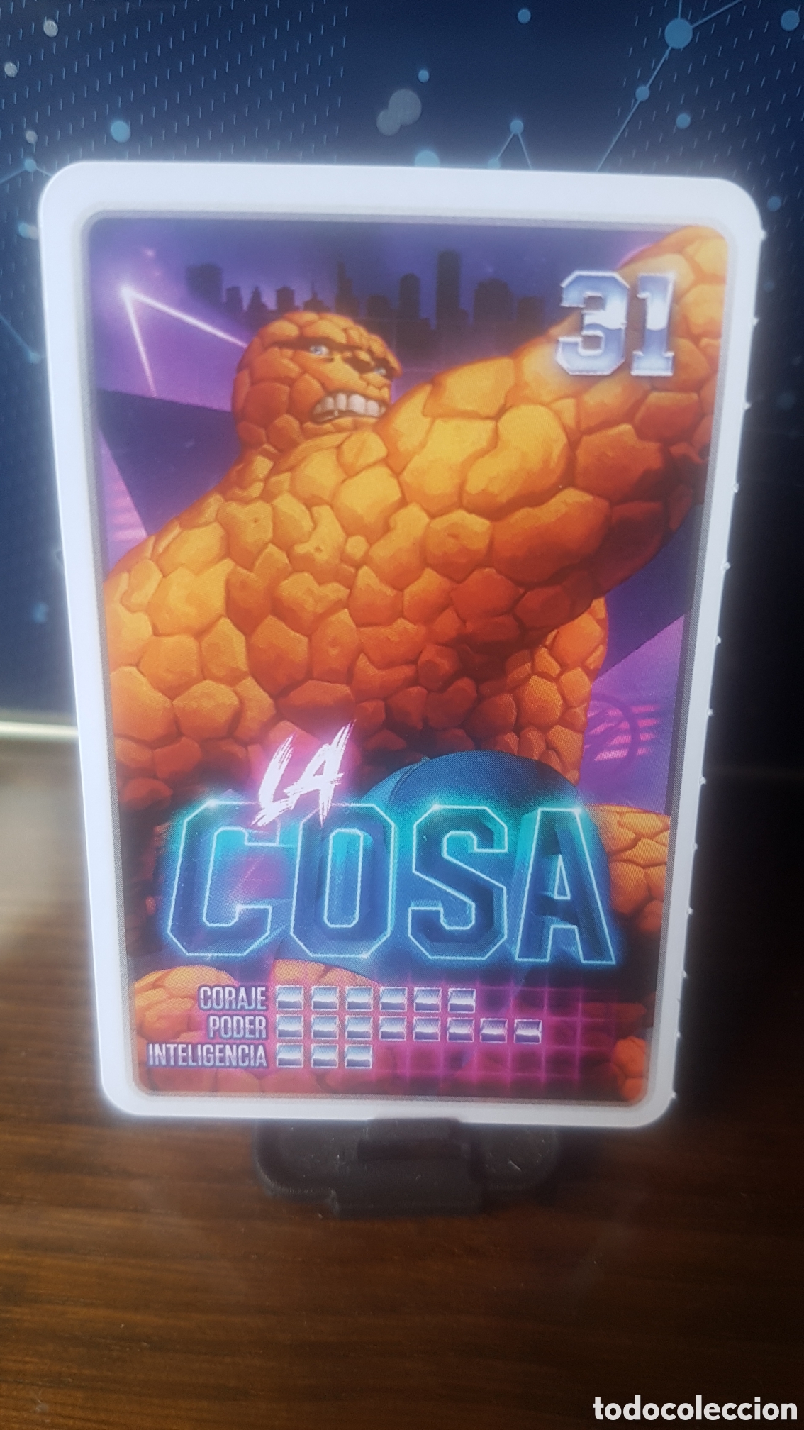 Coleccionismo cromos antiguos: #31 LA COSA CARREFOUR MARVEL &iexcl;DESCUBRE TU PODER! - Foto 1
