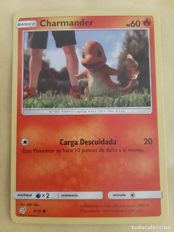 Coleccionismo cromos antiguos: CHARMANDER BASICO CARD POKEMON N&deg; 004 - Foto 1