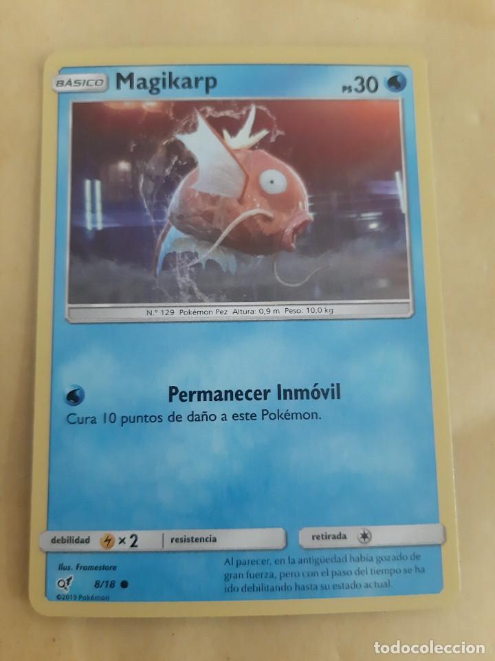 Coleccionismo cromos antiguos: MAGIKARP BASICO CARD POKEMON N&deg; 129 - Foto 1