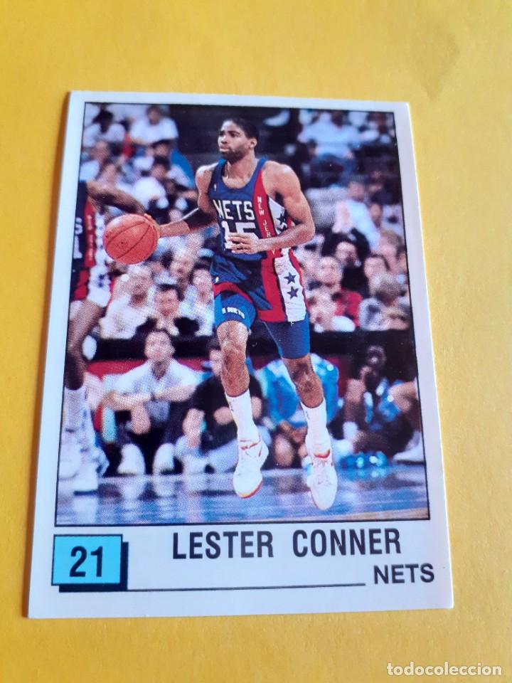 Coleccionismo cromos antiguos: Cromo N&deg; 21. Lester Conner. Panini NBA 90. - Foto 1