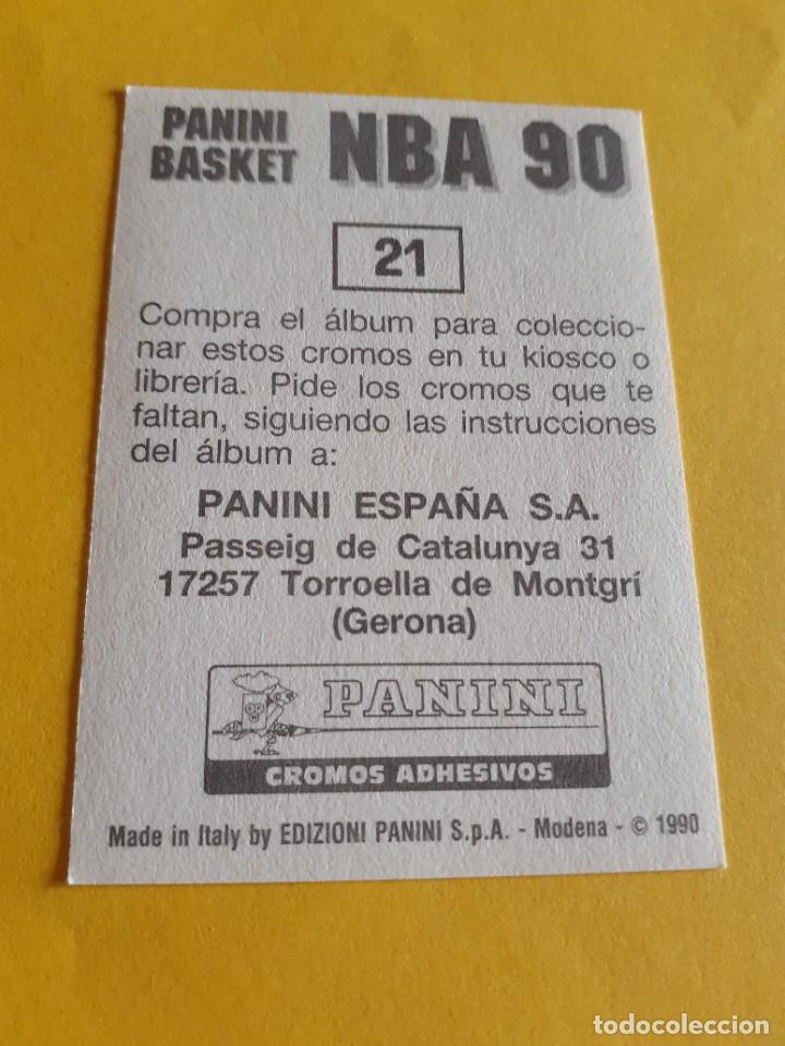 Coleccionismo cromos antiguos: Cromo N&deg; 21. Lester Conner. Panini NBA 90. - Foto 2