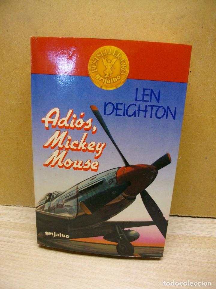 Coleccionismo cromos antiguos: Adios, Mickey Mouse -Tapa blanda 1982 de Len Deighton