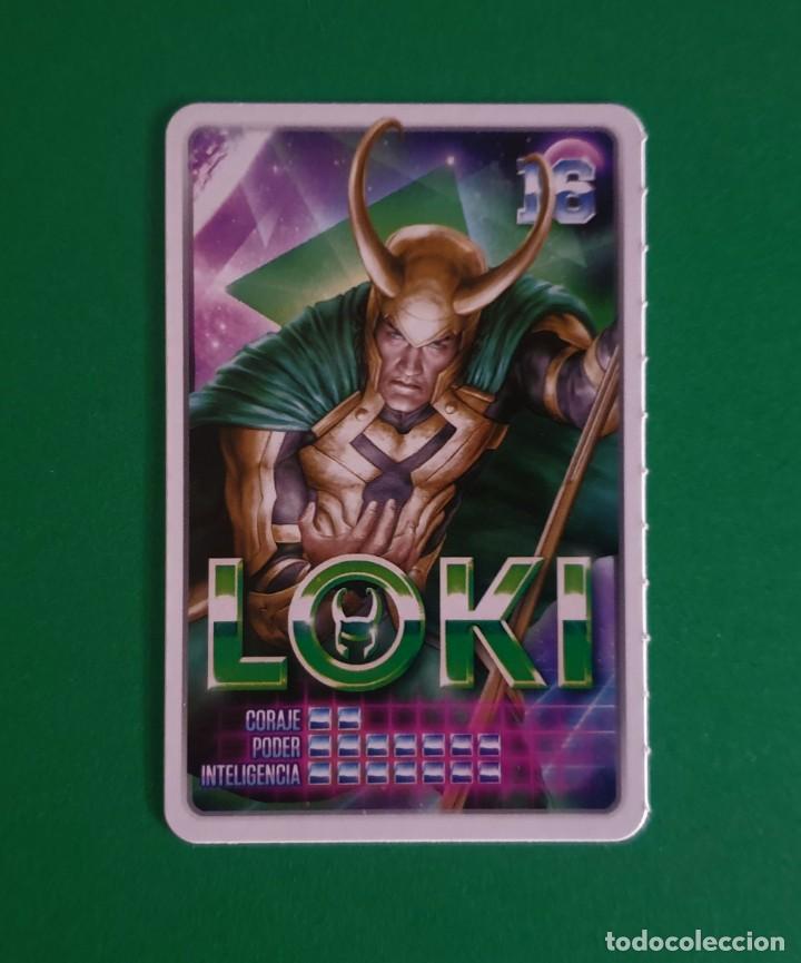 Coleccionismo cromos antiguos: 16 LOKI - MARVEL DESCUBRE TU PODER - CARREFOUR 2022 (NUEVO) - Foto 1
