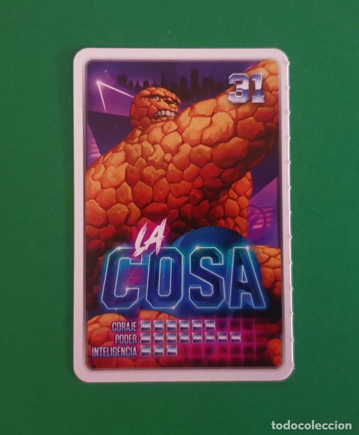 Coleccionismo cromos antiguos: 31 LA COSA - MARVEL DESCUBRE TU PODER - CARREFOUR 2022 (NUEVO) - Foto 1