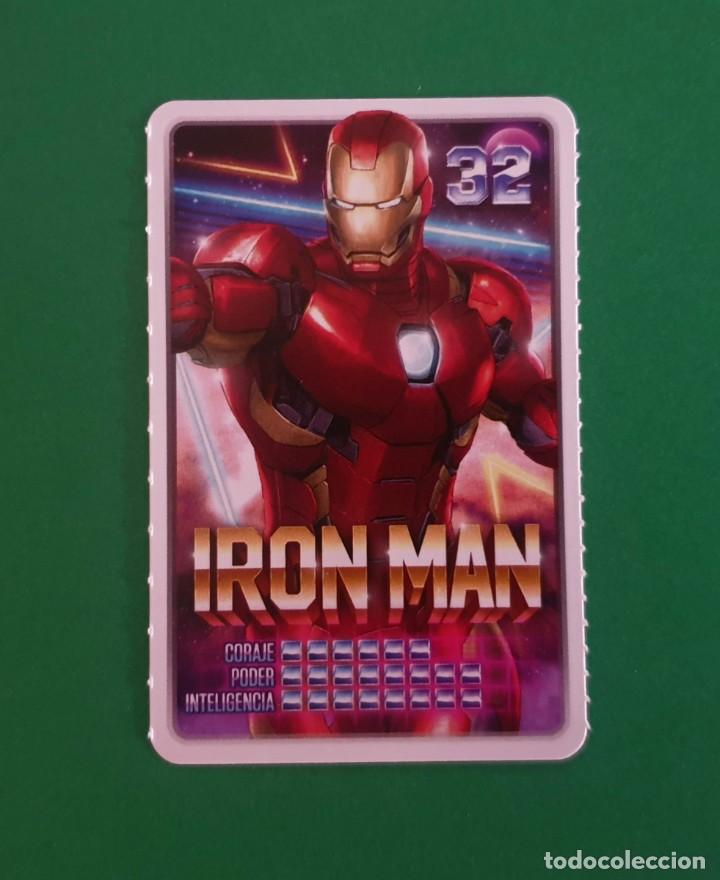 Coleccionismo cromos antiguos: 32 IRON MAN - MARVEL DESCUBRE TU PODER - CARREFOUR 2022 (NUEVO) - Foto 1