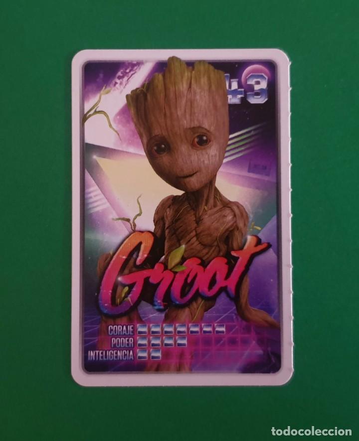 Coleccionismo cromos antiguos: 43 GROOT - MARVEL DESCUBRE TU PODER - CARREFOUR 2022 (NUEVO) - Foto 1