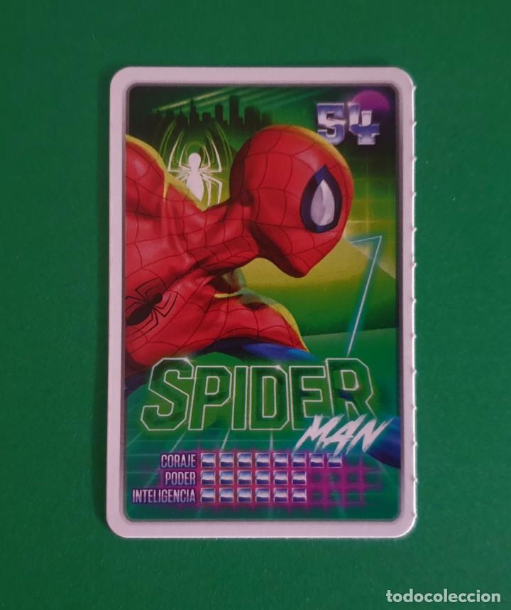 Coleccionismo cromos antiguos: 54 SPIDER MAN - MARVEL DESCUBRE TU PODER - CARREFOUR 2022 (NUEVO) - Foto 1