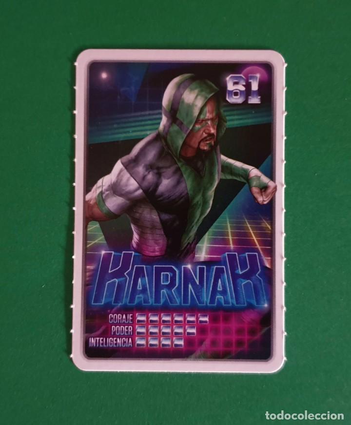 Coleccionismo cromos antiguos: 61 KARNAK - MARVEL DESCUBRE TU PODER - CARREFOUR 2022 (NUEVO) - Foto 1