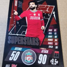 Coleccionismo Cromos antiguos: SS11 SALAH (LIVERPOOL) SUPERSTARS CHAMPIONS LEAGUE TOPPS MATCH ATTAX 2020 2021 20 21. Lote 363864190