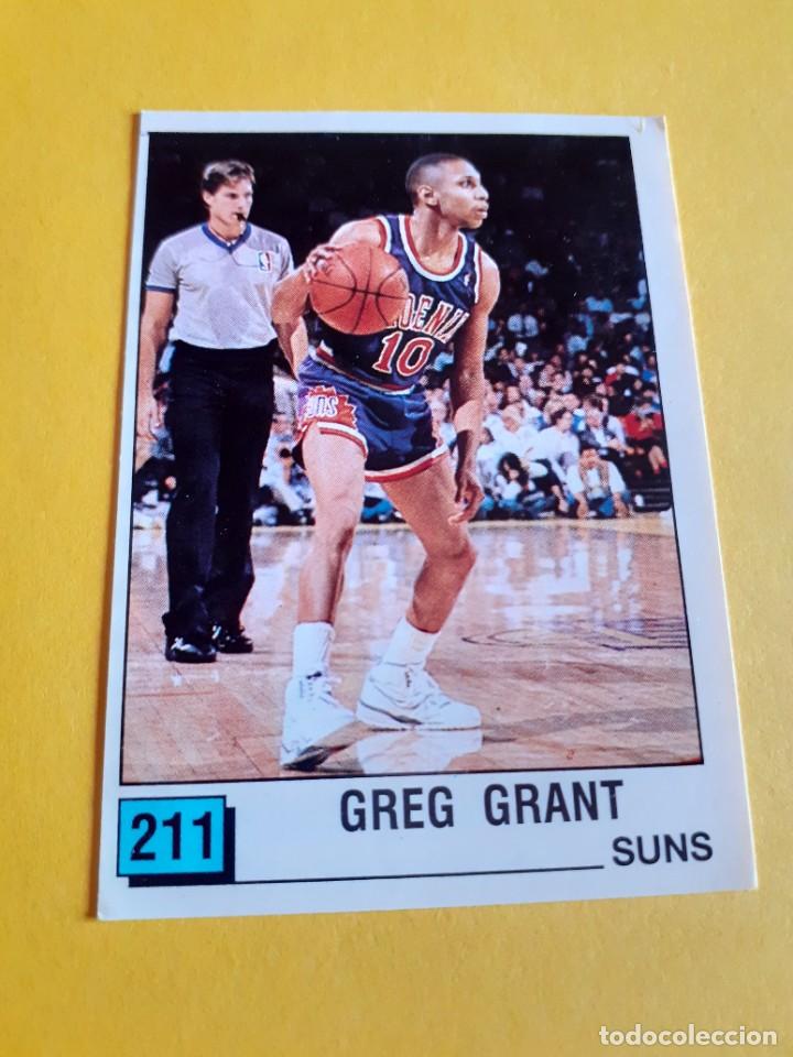 Coleccionismo cromos antiguos: Cromo N&deg; 211. Greg Grant. Panini NBA 90. - Foto 1
