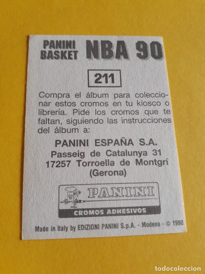 Coleccionismo cromos antiguos: Cromo N&deg; 211. Greg Grant. Panini NBA 90. - Foto 2