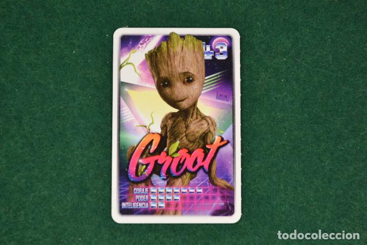Coleccionismo cromos antiguos: CARREFOUR 2022 - MARVEL DESCUBRE TU PODER - N&ordm; 43 - GROOT - Foto 1