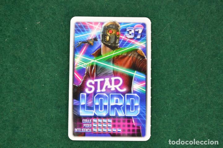 Coleccionismo cromos antiguos: CARREFOUR 2022 - MARVEL DESCUBRE TU PODER - N&ordm; 37 - STAR LORD - Foto 1