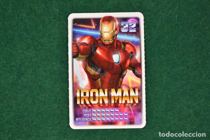 Coleccionismo cromos antiguos: CARREFOUR 2022 - MARVEL DESCUBRE TU PODER - N&ordm; 32 - IRON MAN - Foto 1