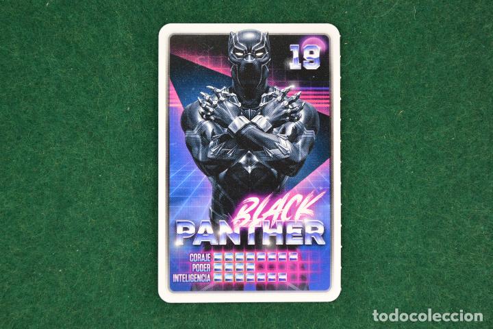 Coleccionismo cromos antiguos: CARREFOUR 2022 - MARVEL DESCUBRE TU PODER - N&ordm; 19 - BLACK PANTHER - Foto 1