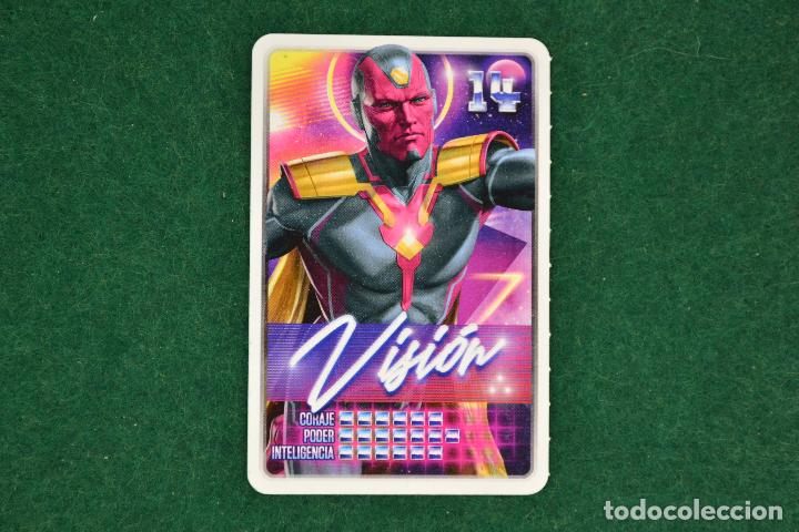 Coleccionismo cromos antiguos: CARREFOUR 2022 - MARVEL DESCUBRE TU PODER - N&ordm; 14 - VISION - Foto 1
