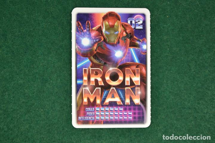 Coleccionismo cromos antiguos: CARREFOUR 2022 - MARVEL DESCUBRE TU PODER - N&ordm; 02 - IRON MAN - Foto 1