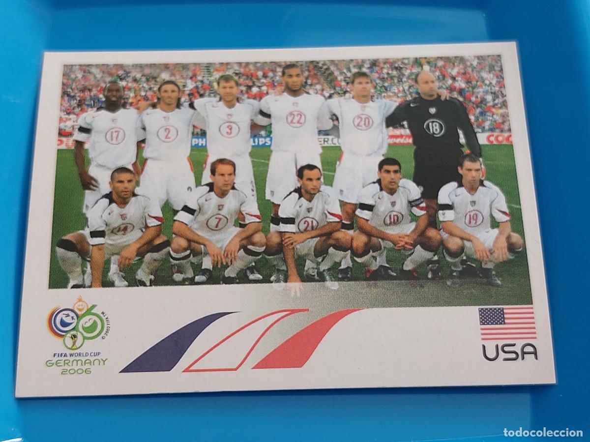 Colecionismo Cromos antigos: MUNDIAL ALEMANIA 2006 PANINI N&ordm; 340 ALINEACION USA - FIFA WORLD CUP GERMANY 06 &ndash; NUEVO SIN PEGAR