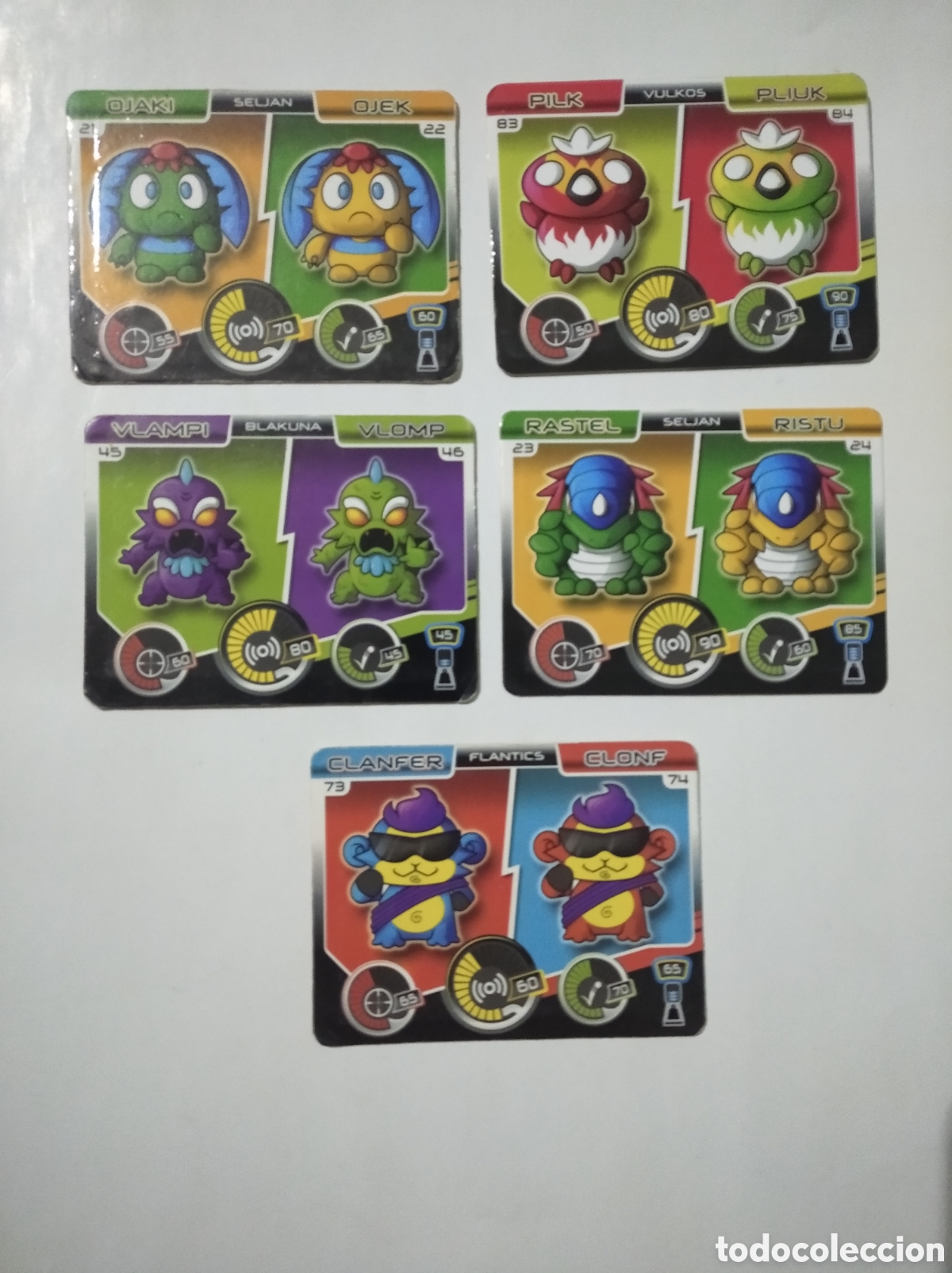 Coleccionismo cromos antiguos: 5 Cartas Bungees Magic Box - Foto 1