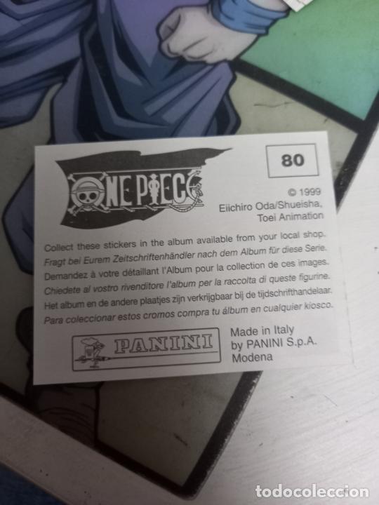 Coleccionismo cromos antiguos: ONE PIECE PANINI N 80 - Foto 2