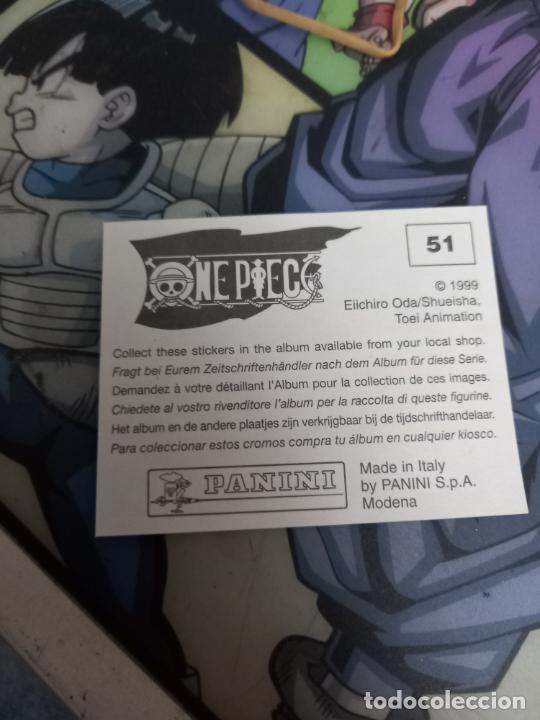 Coleccionismo cromos antiguos: ONE PIECE PANINI N 51 - Foto 2