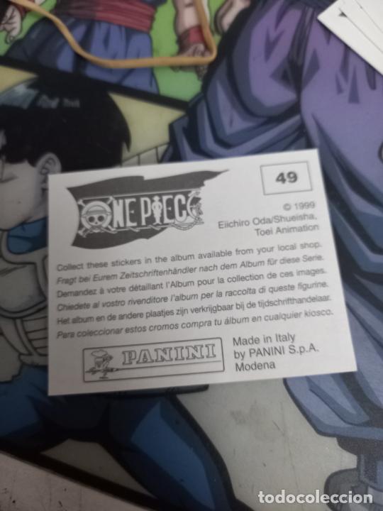 Coleccionismo cromos antiguos: ONE PIECE PANINI N 49 - Foto 2